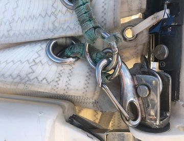 Grosssegel im zweiten Reff Grosssegel im zweiten Reff