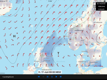 Shetlands Wetterlage 17.06.2016
