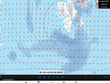 Seewetter 20. Juli 2016 Nordmeer