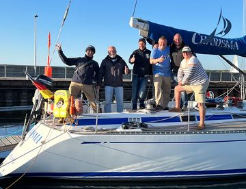 Stralsund happy landing