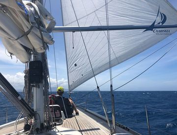Unter ausgebaumter Genua Unter ausgebaumter Genua