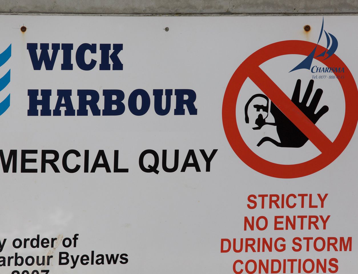 Wick, Hafen geschlossen