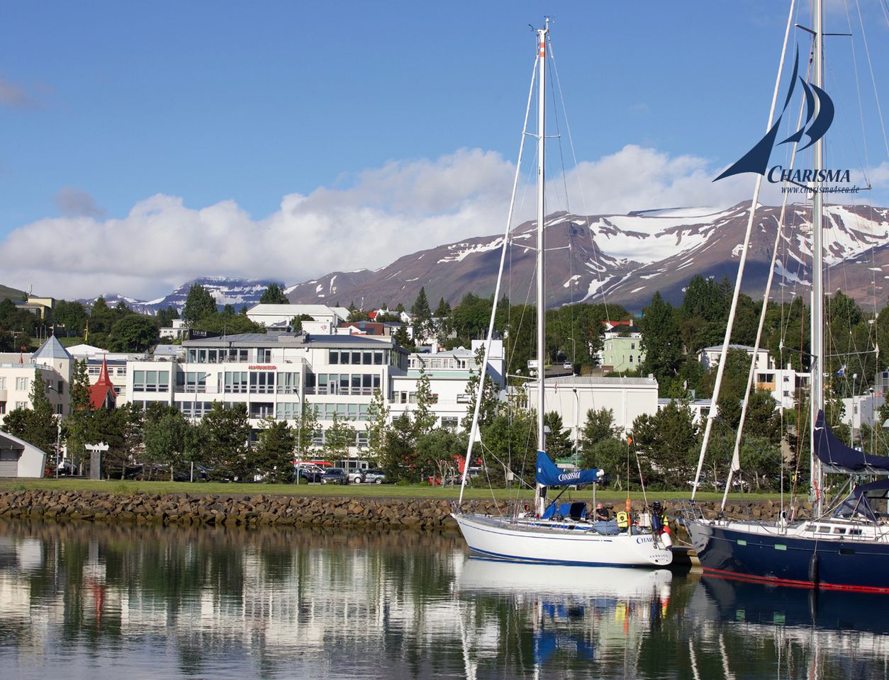 Stadthafen von Akureyri