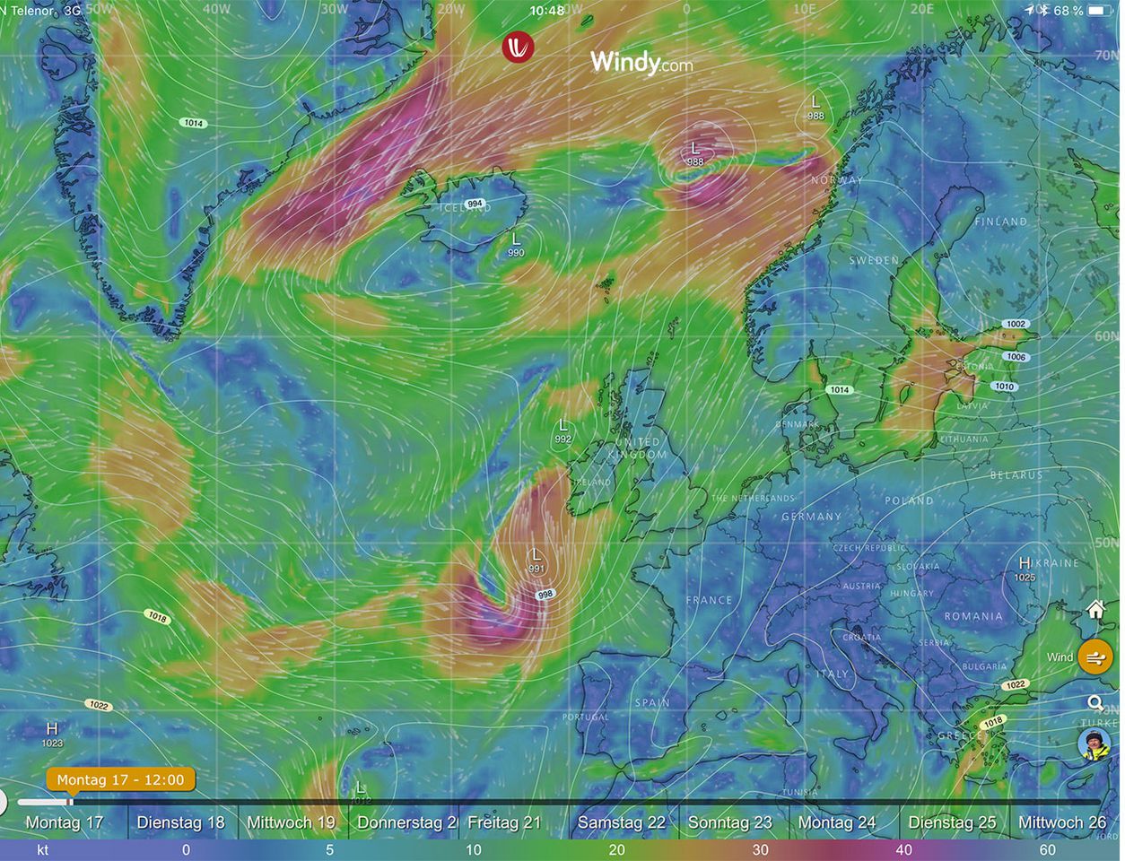 Wetteranalyse 17.09.2018